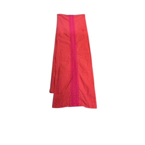 Anthropologie 16” X 90” Table Runner Posie Gingham Embroidered - Picture 5 of 6